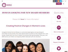 Tablet Screenshot of immigrantwomenservices.com